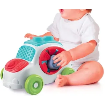 Sensoryczne autko Clemmy schowek na klocki Clementoni G2