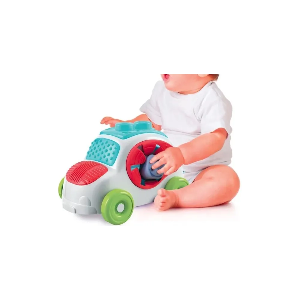 Sensoryczne autko Clemmy schowek na klocki Clementoni G2