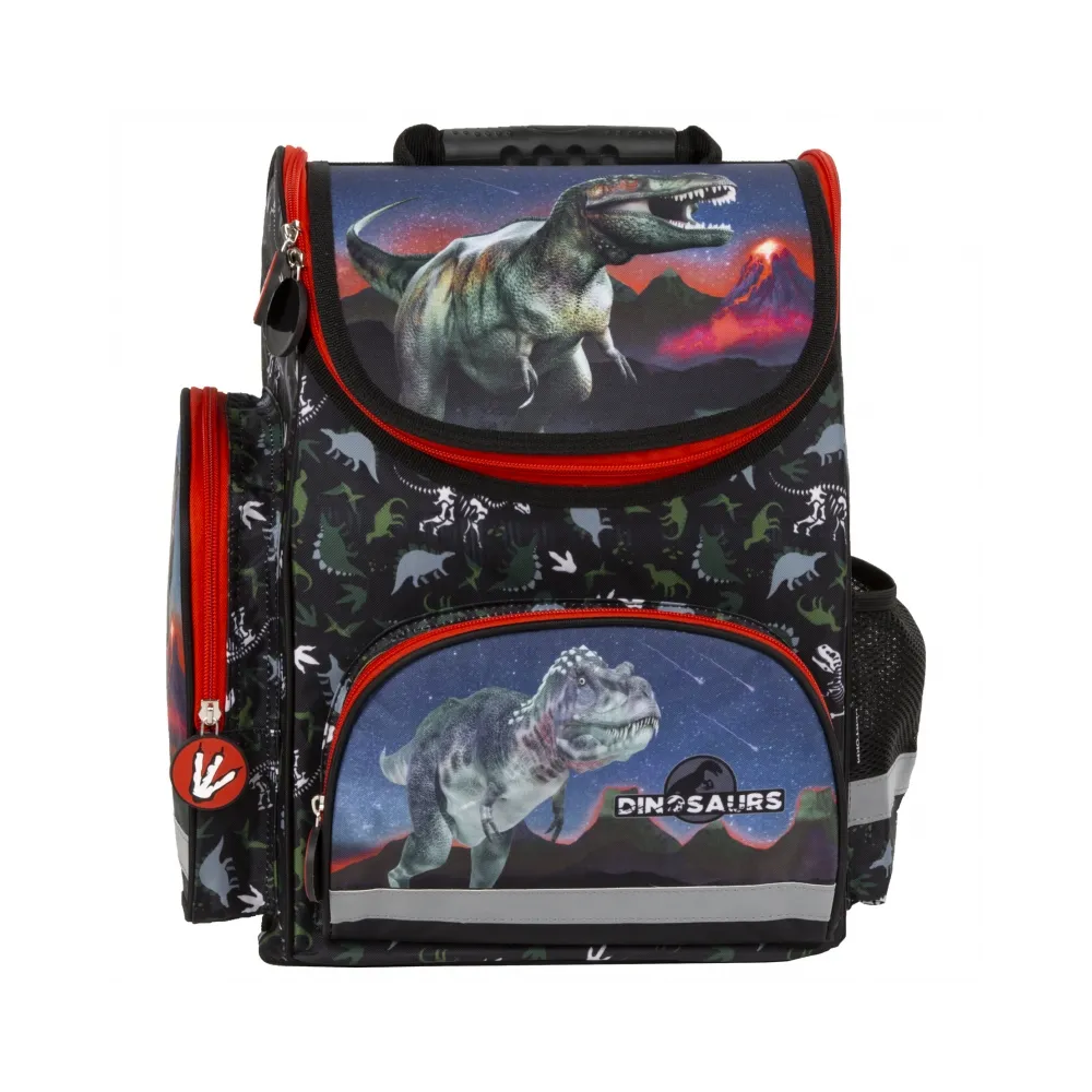 Tornister kasetonowy ergonomiczny dinozaur Derform CZ