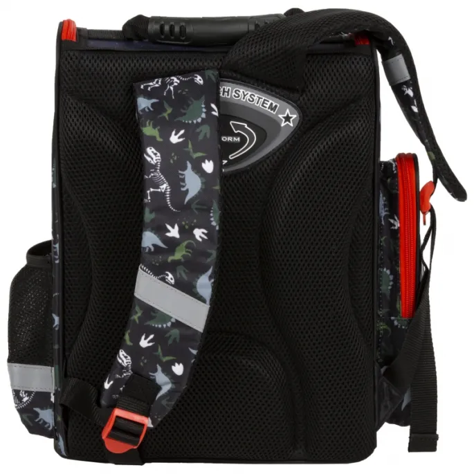 Praktyczny tornister dla dzieci z dinozaurem Derform