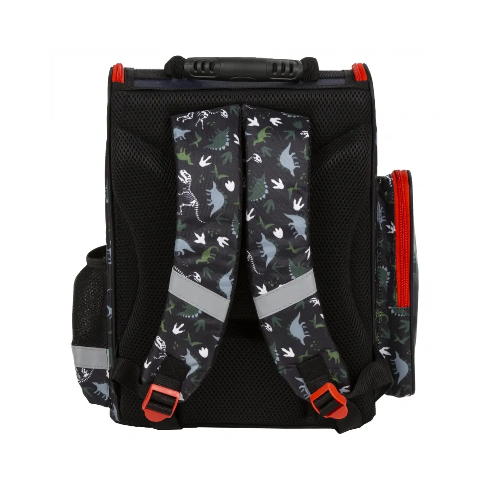 Tornister kasetonowy ergonomiczny dinozaur Derform CZ