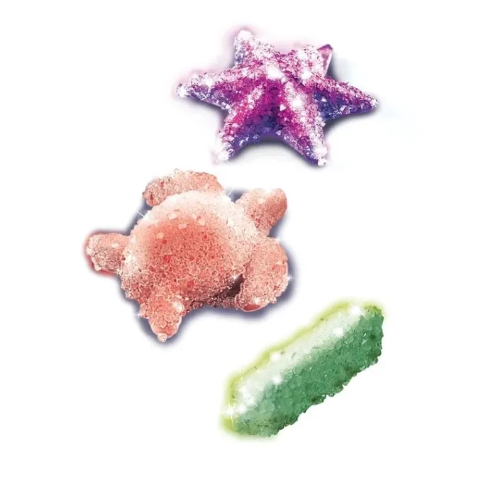 Fluorescencyjne kryształy w różnych kształtach dla młodych naukowców