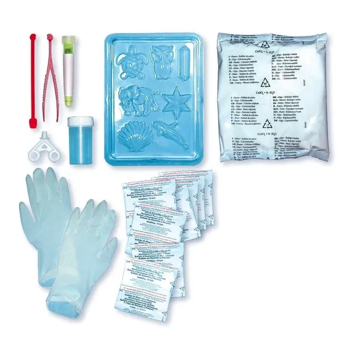 Ilustrowana instrukcja i wszystkie potrzebne akcesoria do tworzenia kryształów