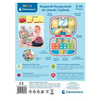 Laptop Kacperek Komputerek uczy polsku G3