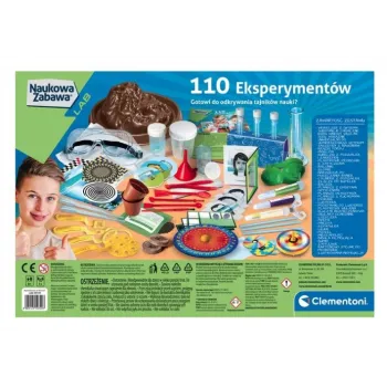 110 eksperymentów naukowa zabawa Clementoni G3