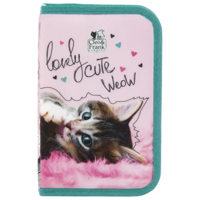 Funkcjonalny piórnik z przyborami dla dzieci na lekcje