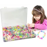 Kolorowe koraliki do nawlekania dla dzieci
