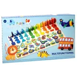 Gra puzzle multifunkcyjne 2 w 1 nauka łowienie rybekCZ