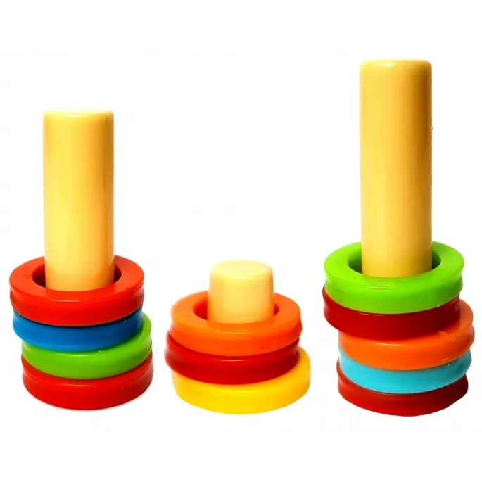 Kolorowa wędka do łowienia rybek i nauki kolorów