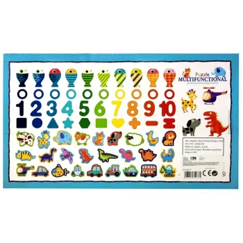 Gra puzzle multifunkcyjne 2 w 1 nauka łowienie rybekCZ