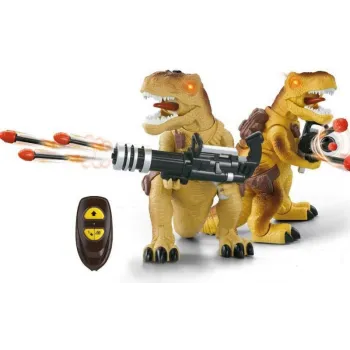 Interaktywny sterowany Dinozaur chodzi strzela ryczy