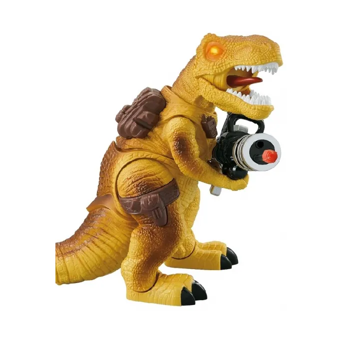 Interaktywny dinozaur tańczy do melodii i wydaje krzyki.