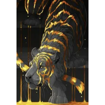 Diamentowa mozaika Haft diamentowy tygrysCZ