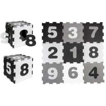 Mata Piankowa Puzzle Piankowe Cyferki Monochromatyczne