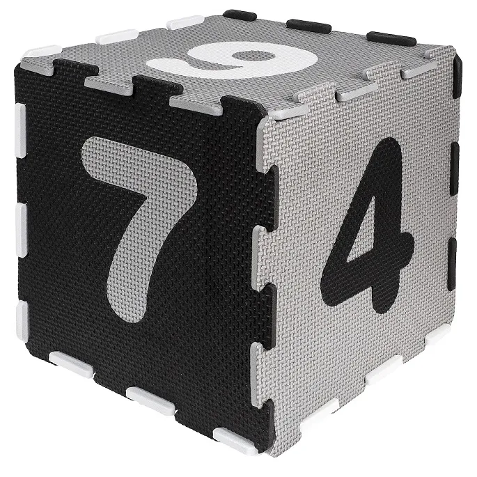 Puzzle piankowe z cyferkami do nauki