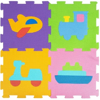 Mata Piankowa Puzzle Piankowe Pojazdy Kolorowe CZ