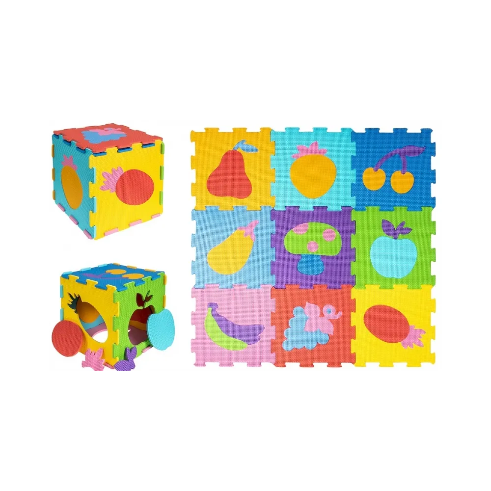 Mata Piankowa Puzzle Piankowe Owoce Kolorowe CZ