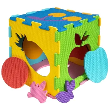 Mata Piankowa Puzzle Piankowe Owoce Kolorowe CZ