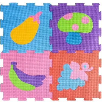 Mata Piankowa Puzzle Piankowe Owoce Kolorowe CZ