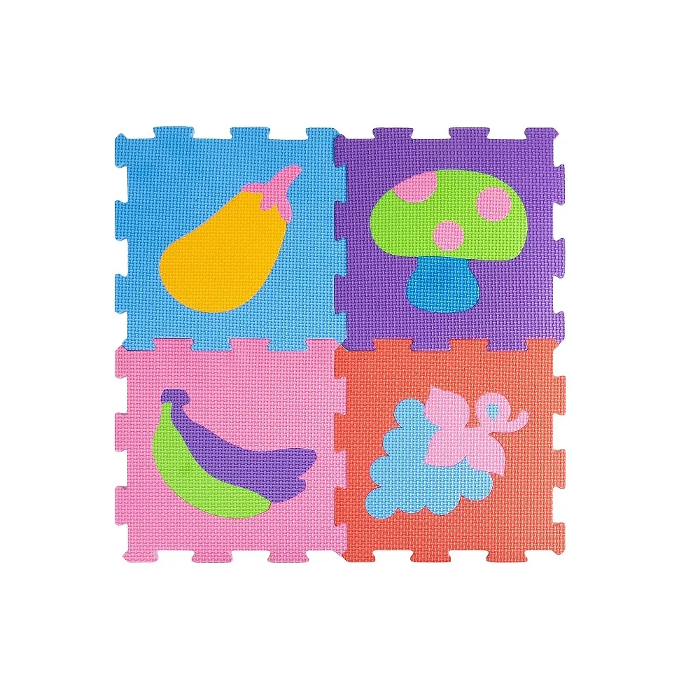 Mata Piankowa Puzzle Piankowe Owoce Kolorowe CZ