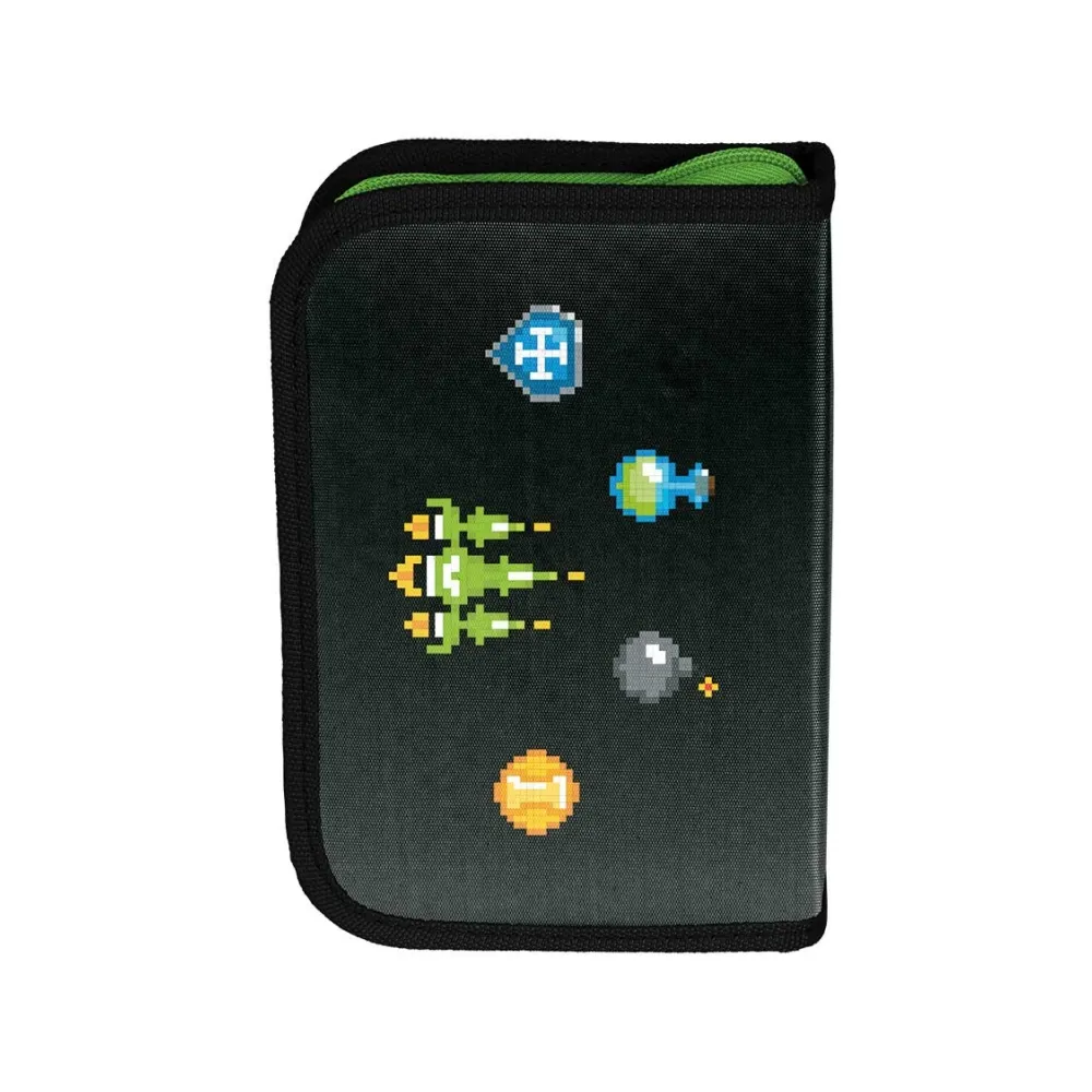 Piórnik dwuklapkowy LEVEL UP klasy 1-6 PASO