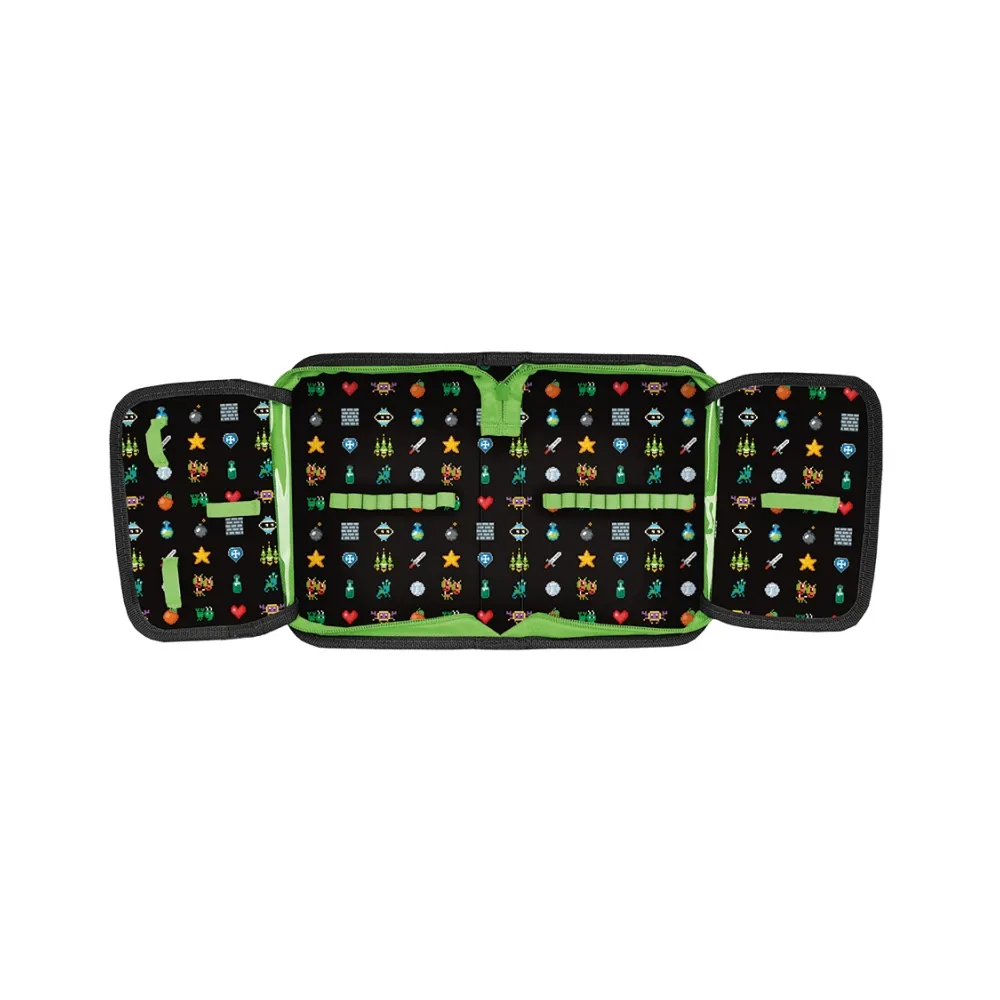 Piórnik dwuklapkowy LEVEL UP klasy 1-6 PASO