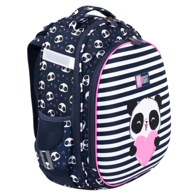 Ergonomiczny tornister dla dziewczynki Love Panda