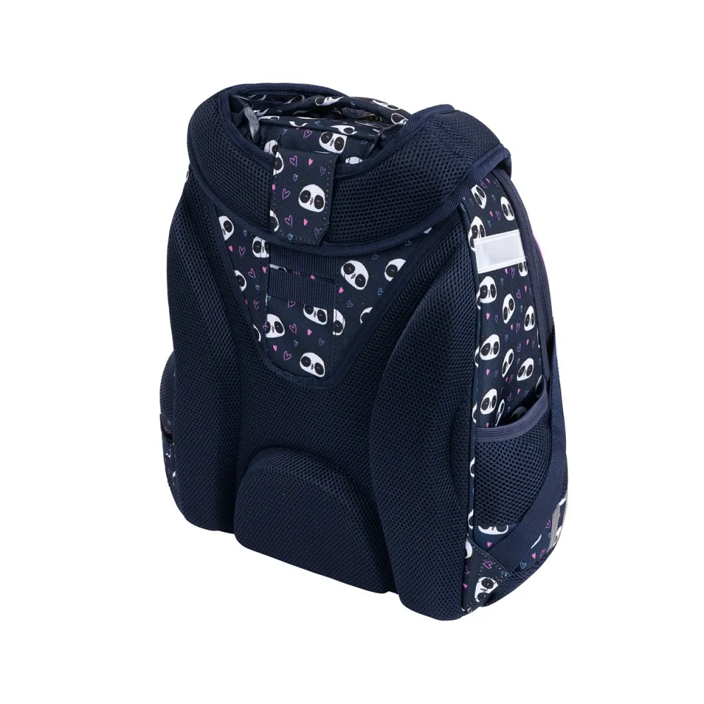 Tornister ergonomiczny Love Panda sztywny kasetonowyCZ