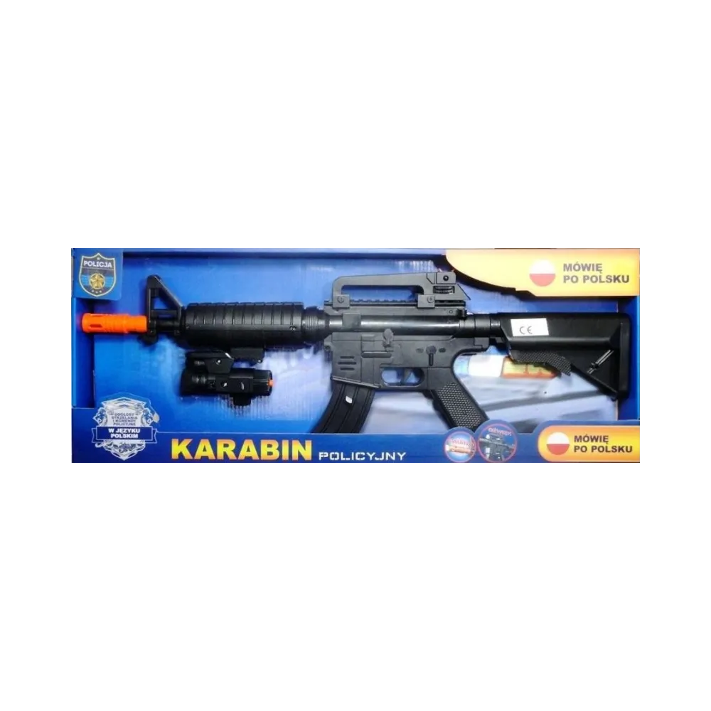Karabin policyjny z modułem głosowym w języku polskim