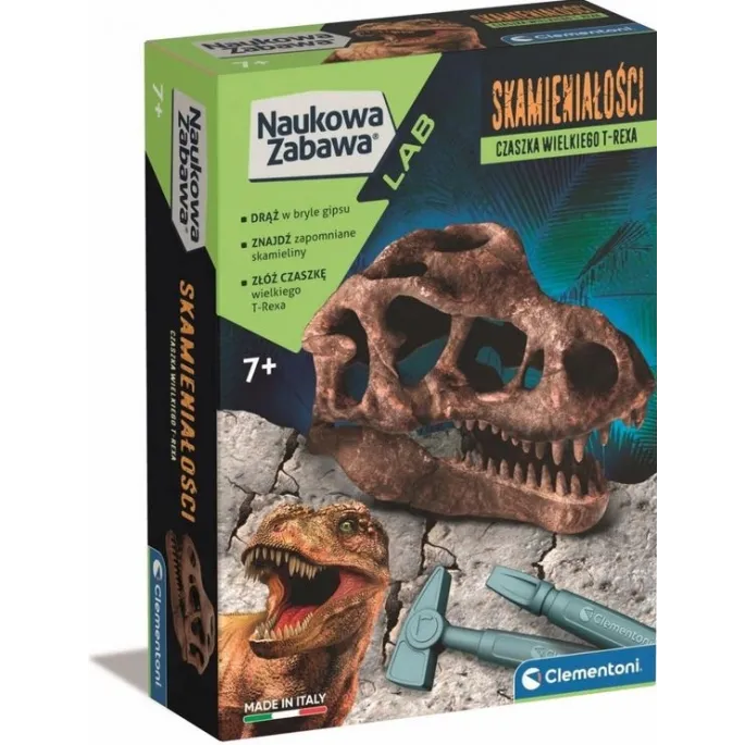 Czaszka T-Rexa do składania w zestawie
