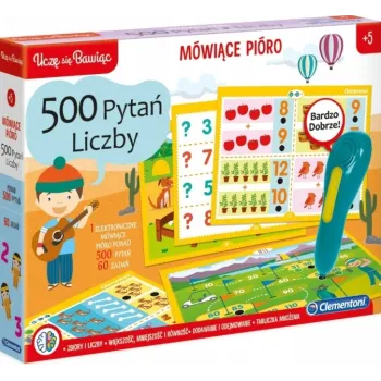 Mówiące pióro liczby 500 pyta 60 zadań Clementoni G2