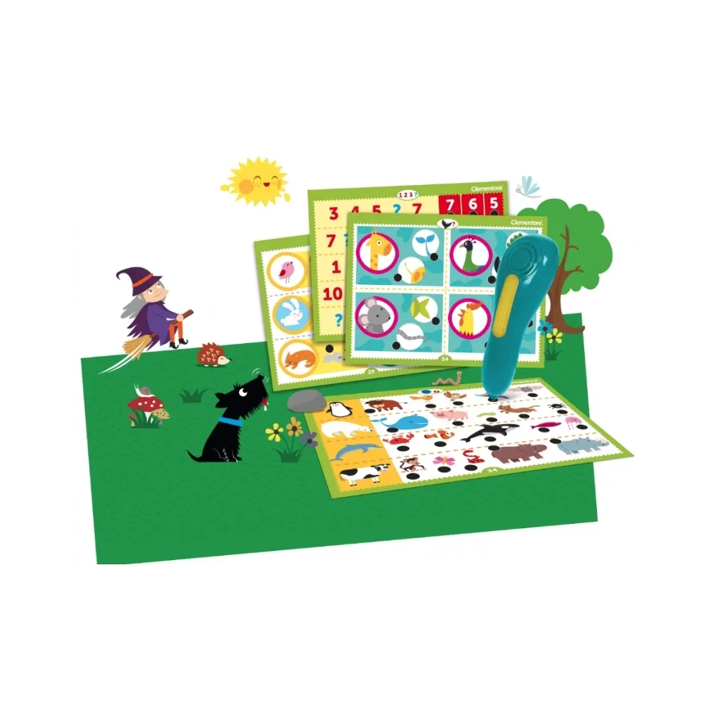 Mówiące pióro 500 pytań zwierzęta Clementoni G3