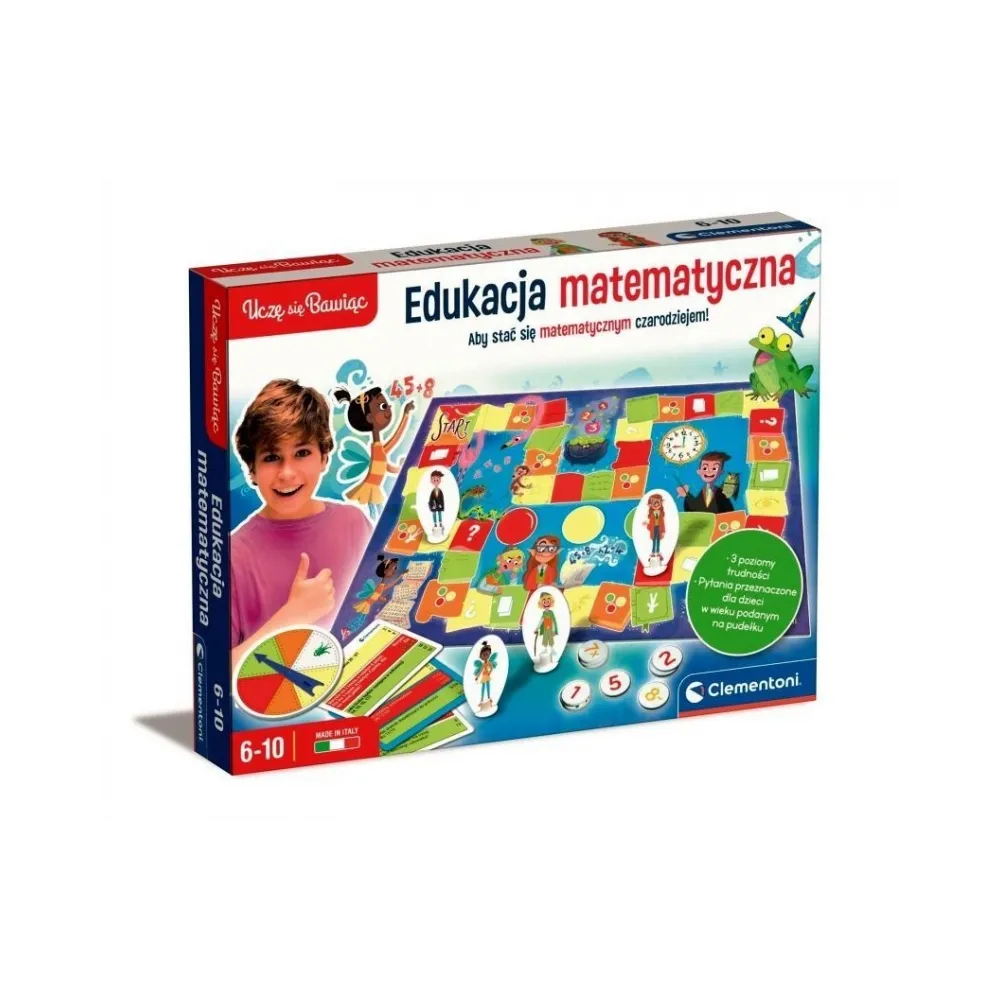 Edukacja matematyczna Gra planszowa Clementoni
