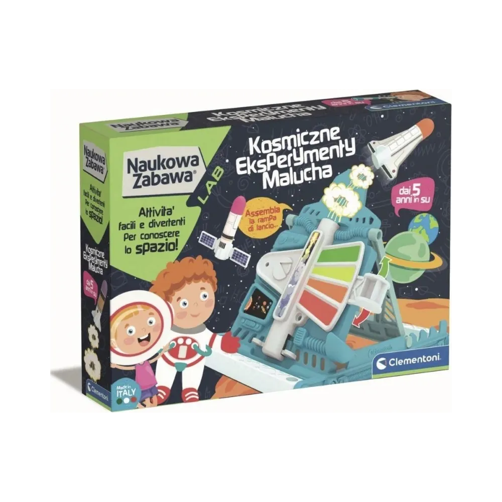 Kosmiczne Eksperymenty Malucha Naukowa Zabawa Clementoni CZ
