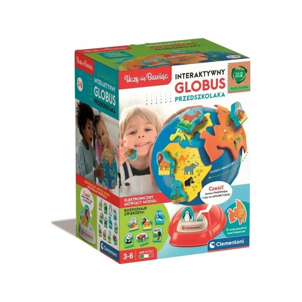 Interaktywny Globus Przedszkolaka mówi PL G2