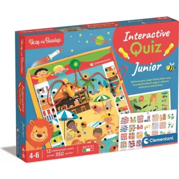 Interaktywny Quiz Junior Uczę się Bawiąc Clementoni