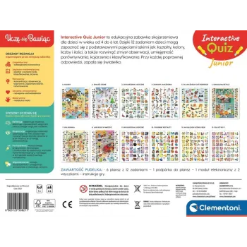 Interaktywny Quiz Junior Uczę się Bawiąc Clementoni