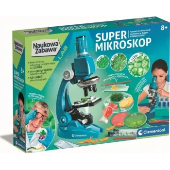 Super Mikroskop Naukowa Zabawa Clementoni G3