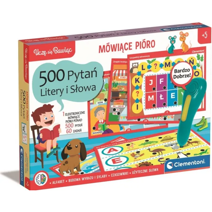 Mówiące pióro dla dzieci do nauki literek i słów