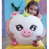 Biggies Maskotka pluszak do pompowania Różowy KrólikCZ