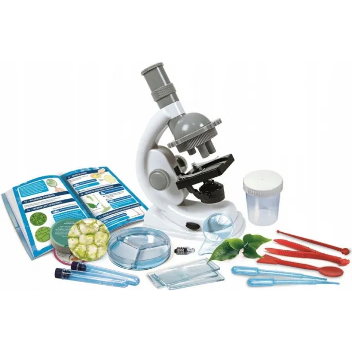 Mikroskop edukacyjny z akcesoriami do eksperymentów