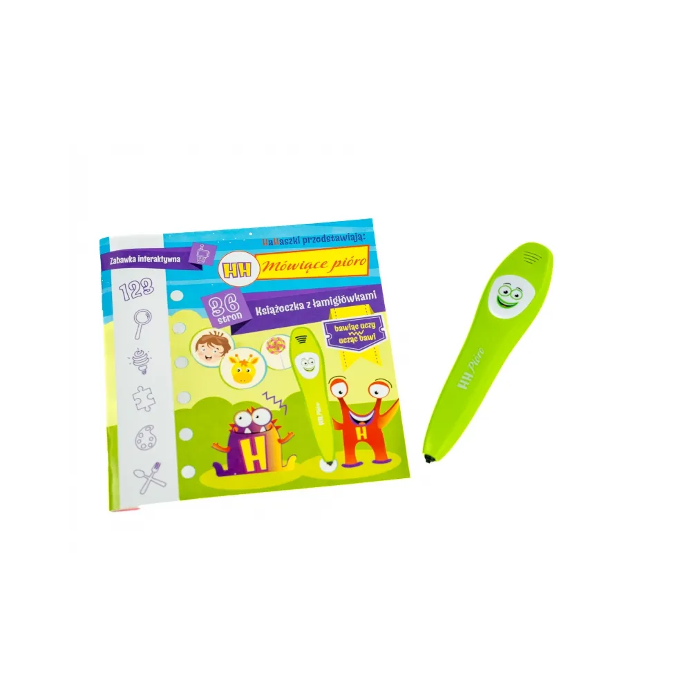 Mówiące pióro książeczka z łamigłówkamiG2