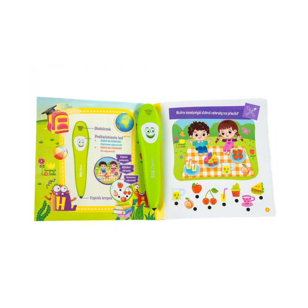 Mówiące pióro książeczka z łamigłówkamiG2