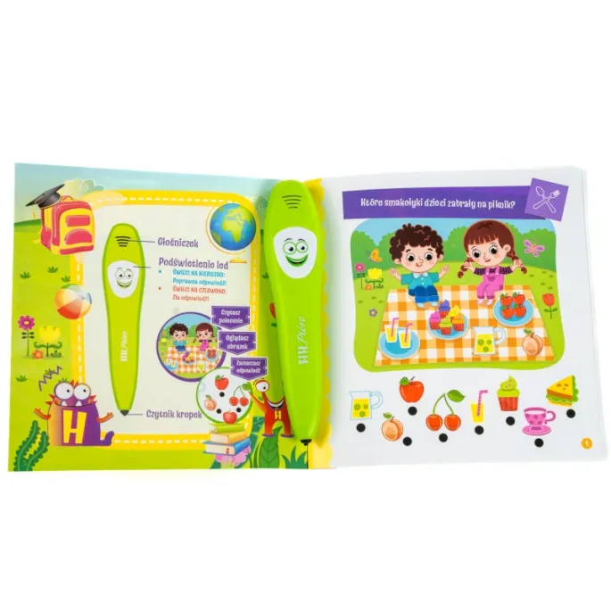 Interaktywna książeczka z łamigłówkami