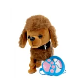 Piesek na smyczy idealny dla małych odkrywców do zabawy.