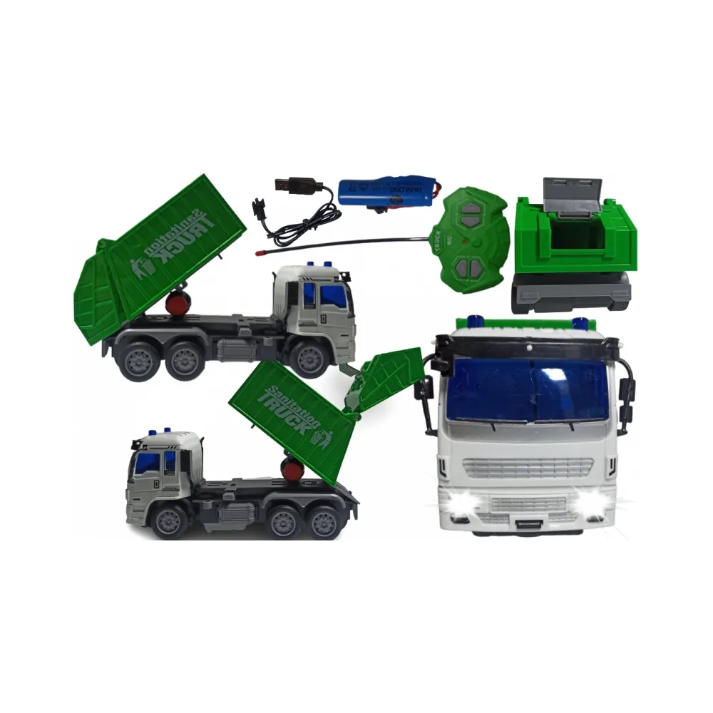 Śmieciarka samochód autko auto zabawka NA PILOT 27Mhz RC A1