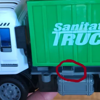 Śmieciarka samochód autko auto zabawka NA PILOT 27Mhz RC A1