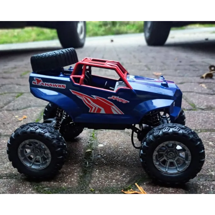 Zdalnie sterowany samochód Buggy w akcji