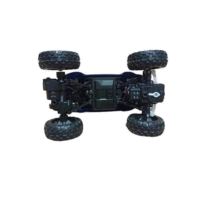 Widok z góry na RC Buggy czerwony