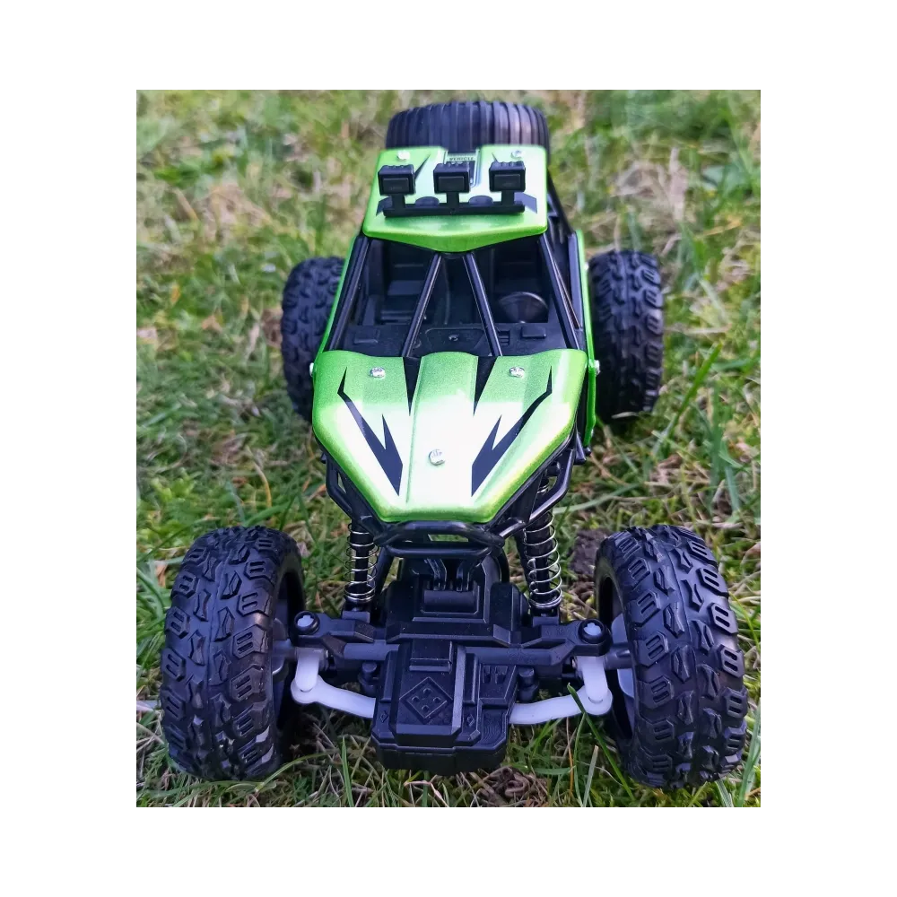 Sterowane autko RC Monster Truck z metalową obudową z profilu